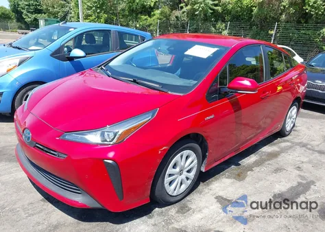2019 Toyota Prius Le from USA, damaged, VIN JTDKARFU1K3086702